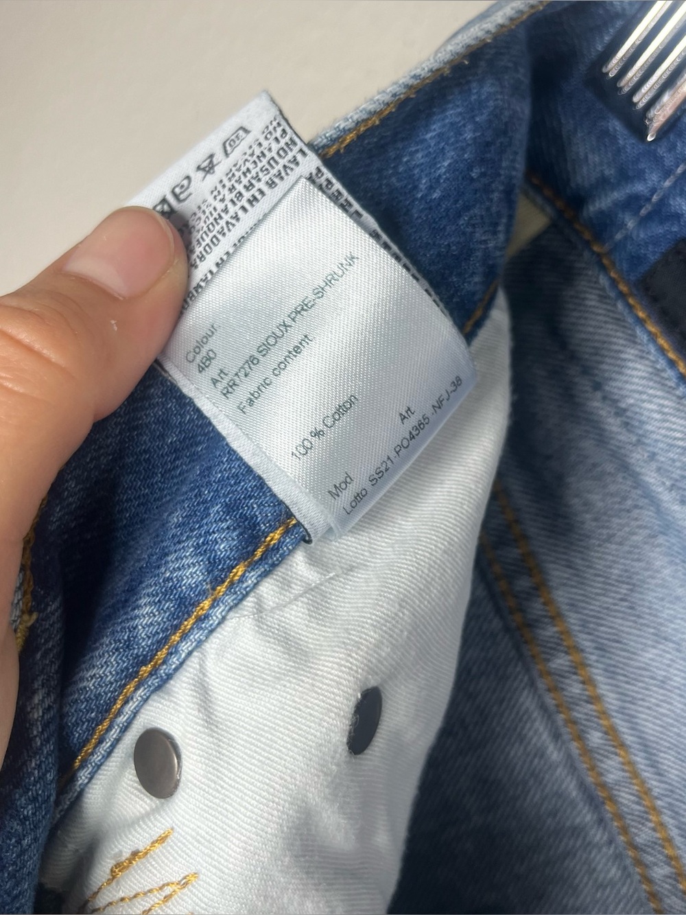 R13 Distressed Marky Drop Short in Bain Size 27 Streetwear Summer - Picture 12 of 13